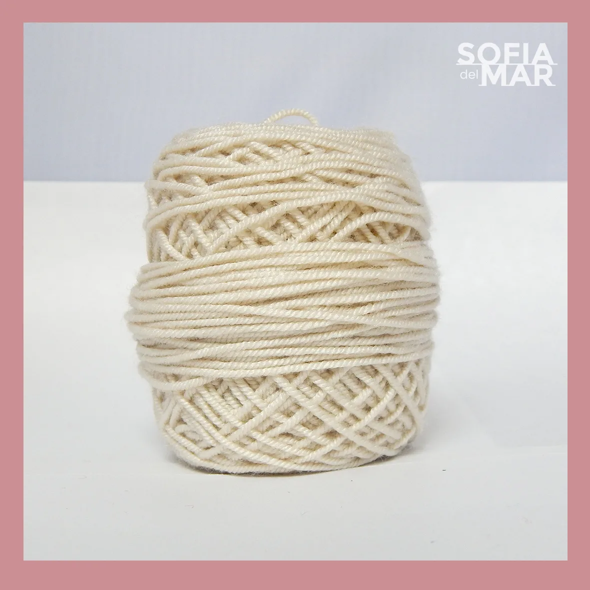 hilo macrame beige crudo
