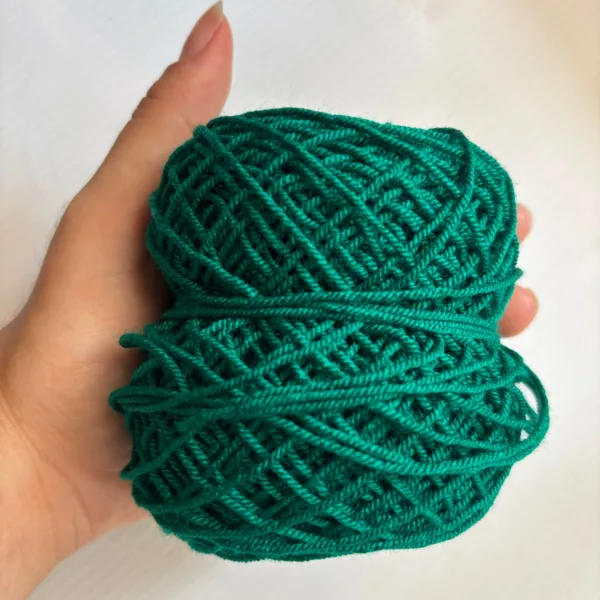 hilo macrame - verde esmeralda