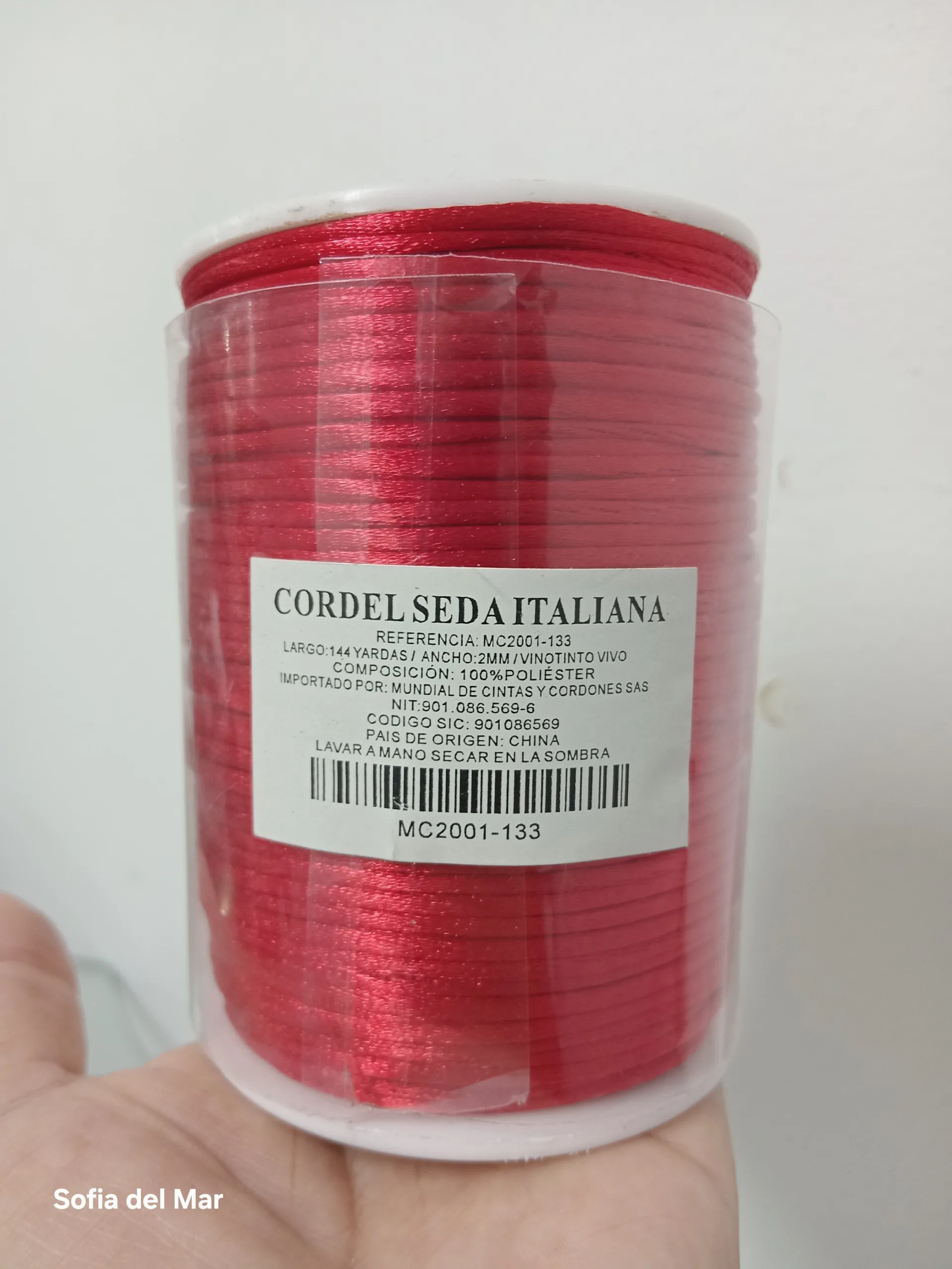 Cola de ratón – Rojo oscuro MC2001-133 – 144yds