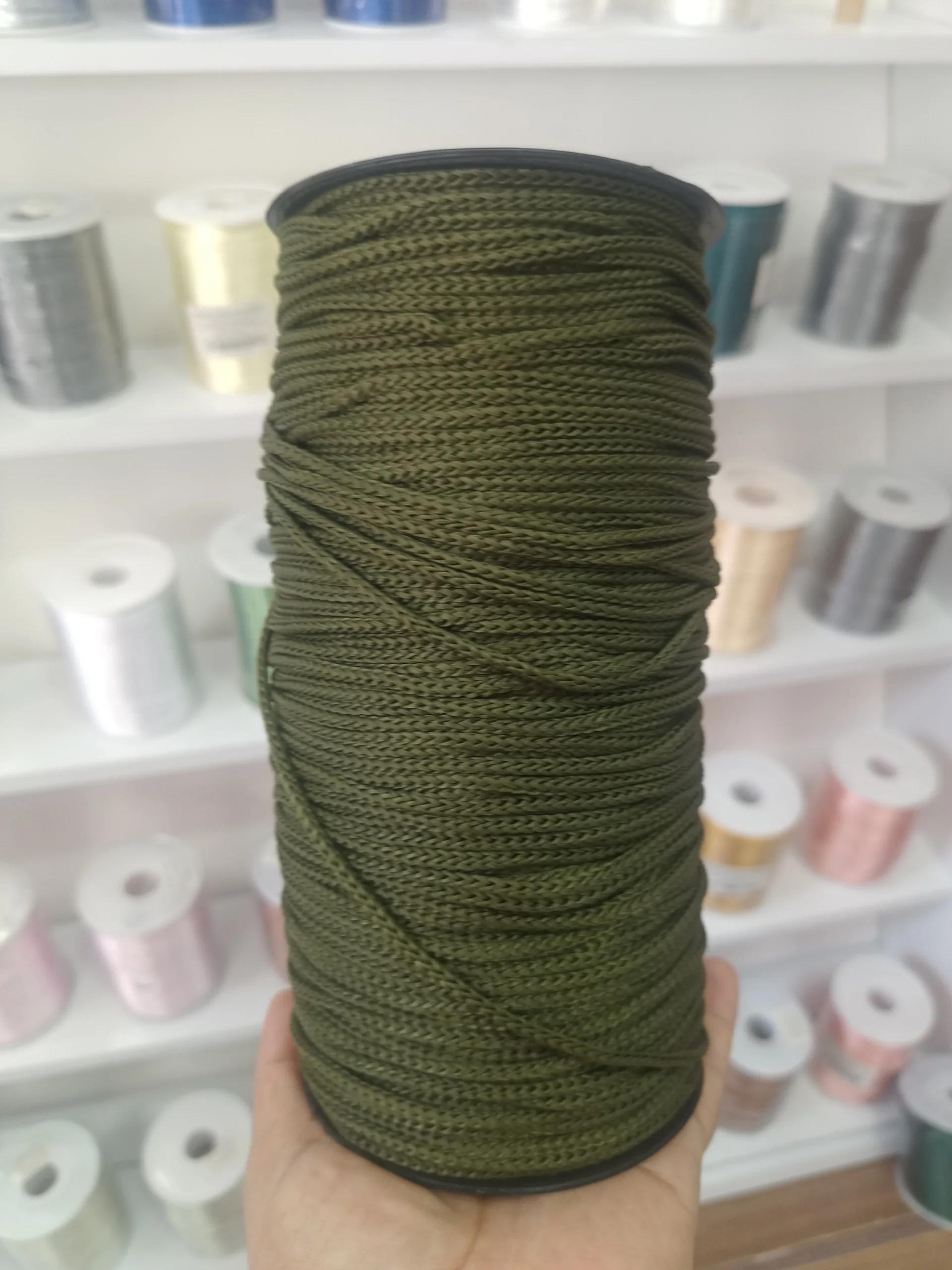 Cordon polipropileno Verde militar 500gr