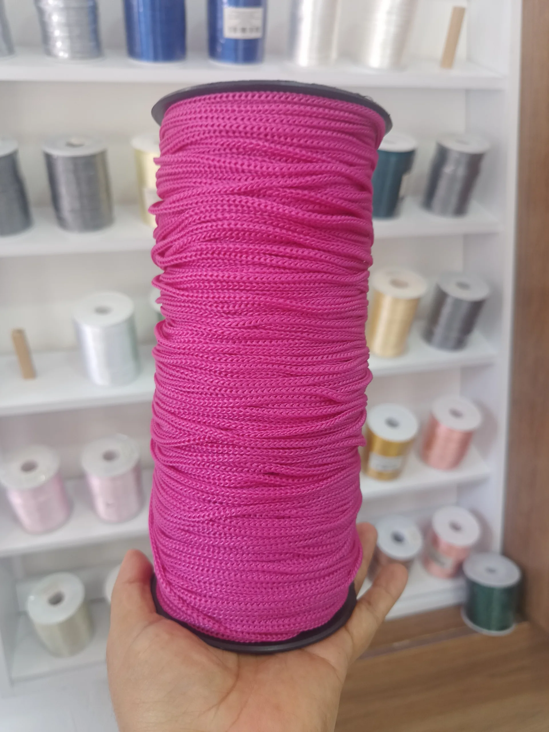 Cordón Polipropileno Fucsia 500gr