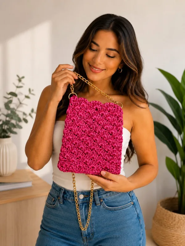 bolso tejido a crochet