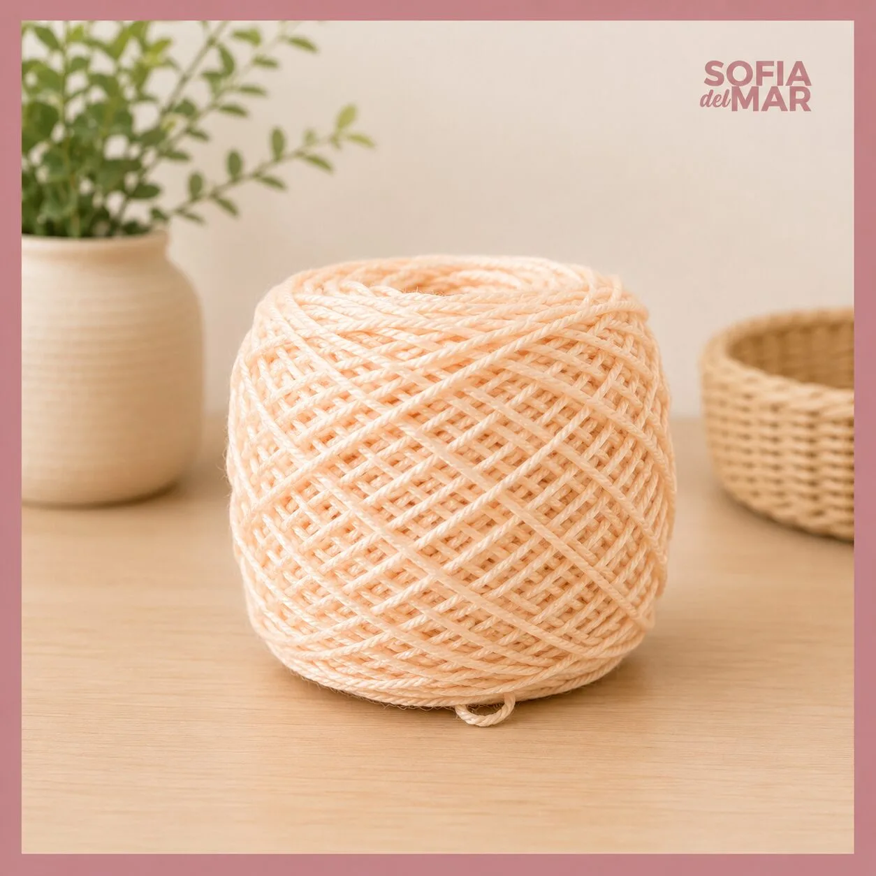 Hilo Macramé – Rosado Piel 7801 – 50 gr