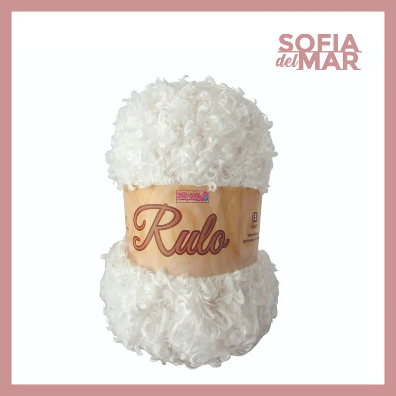 Lana Rulo – Color 409 Blanco – 100gr
