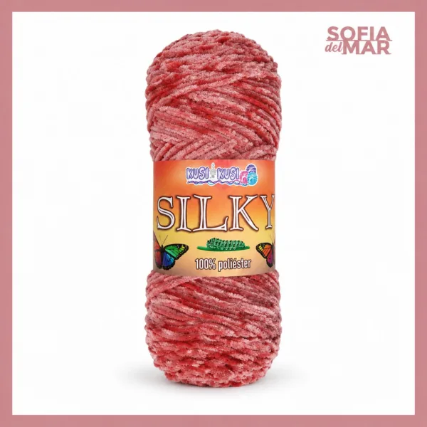 silky barranquilla crochet palo de rosa chelin lana felpa suave